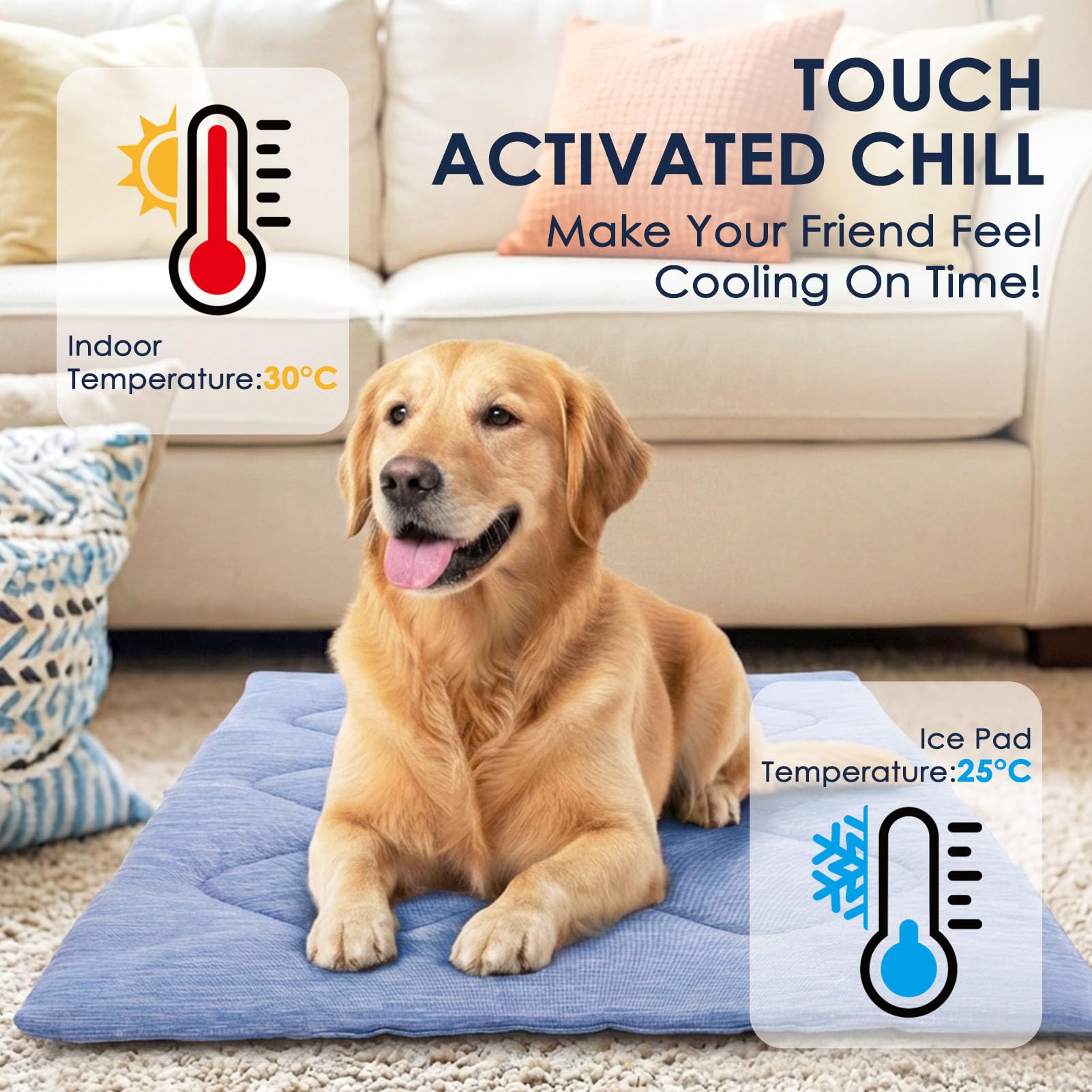 Amazon.com : ASENKU Dog Cooling Mat, Portable & Durable Cooling